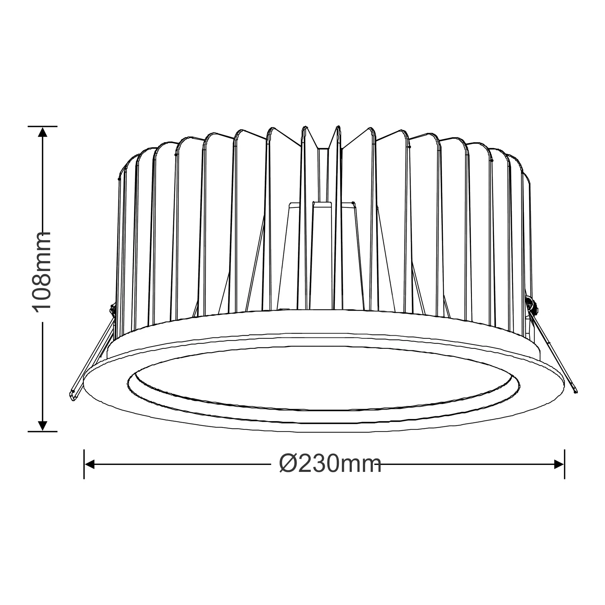 Brio 45 Recessed Ceiling Luminaires Dlux Round Recess Ceiling